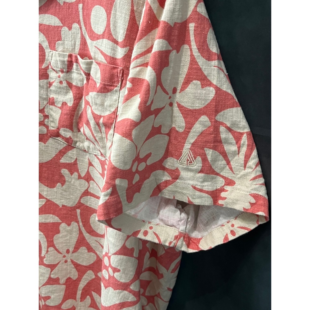 Marine Layer Mens XL Coral Tropical Floral Camp Collar Button Down Shirt XL - Picture 4 of 6